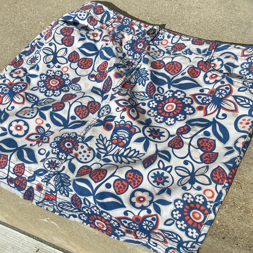 Boden printed skirt